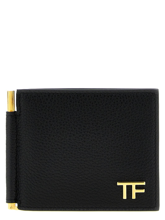 TOM FORD LOGO LEATHER WALLET YT231LCL158G1N001