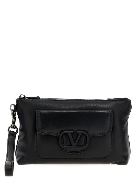 Valentino Garavani 'VLOGO SIGNATURE' CLUTCH BAG 5Y2P0U90DCY0NO