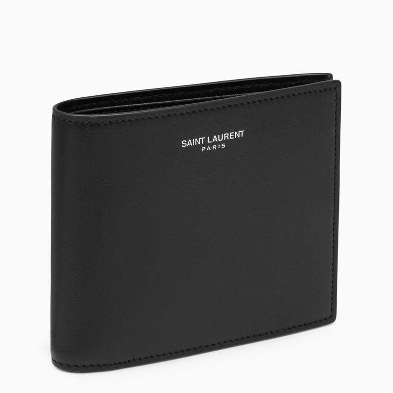 Saint Laurent Black leather bi-fold wallet 3963070U90NN_YSL-1000