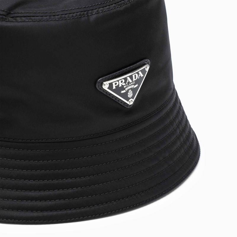 Prada Black nylon fisherman hat 2HC1372DMIK_PRADA-F0002