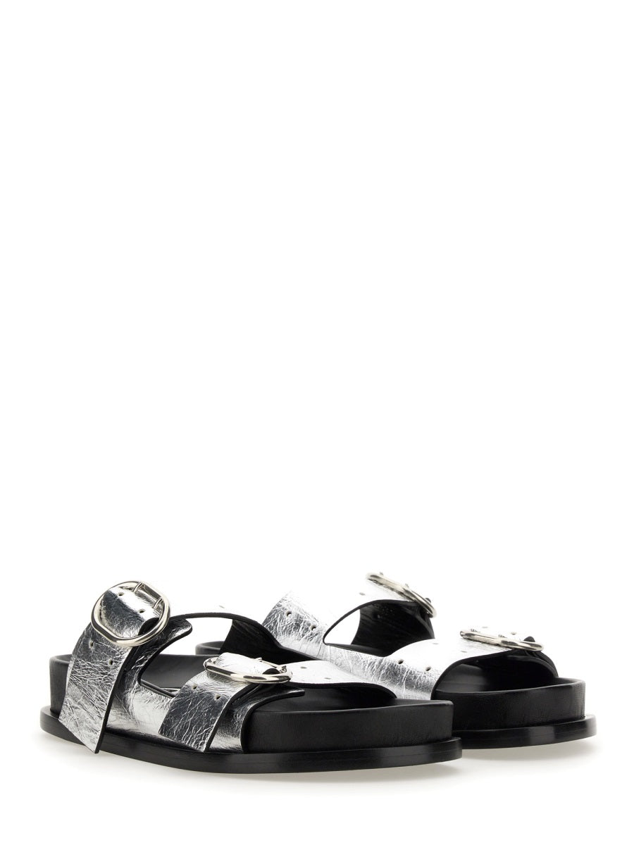 Jil Sander LEATHER SANDAL WITH BUCKLE J15WP0090P5802042