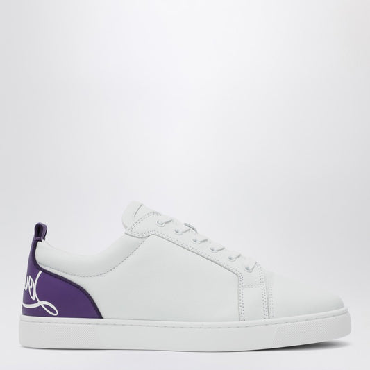 Christian Louboutin White calfskin low Sneaker Fun Louis Junior 3240080LEP_LOUBO-6259