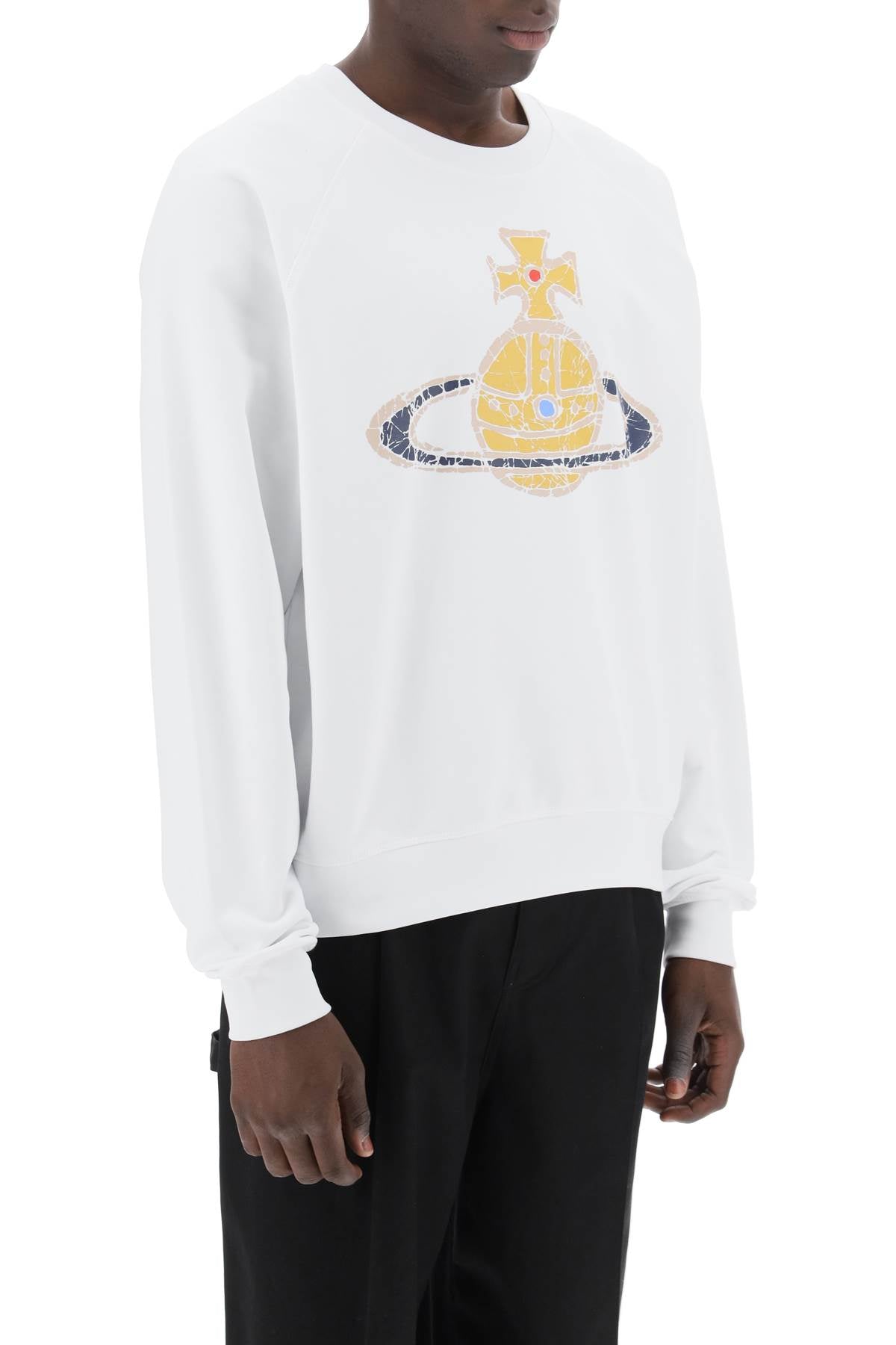 Vivienne Westwood time machine raglan sweatshirt 3I01000LJ0006A401