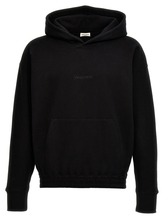 Saint Laurent LOGO EMBROIDERY HOODIE 773358Y36SW1000