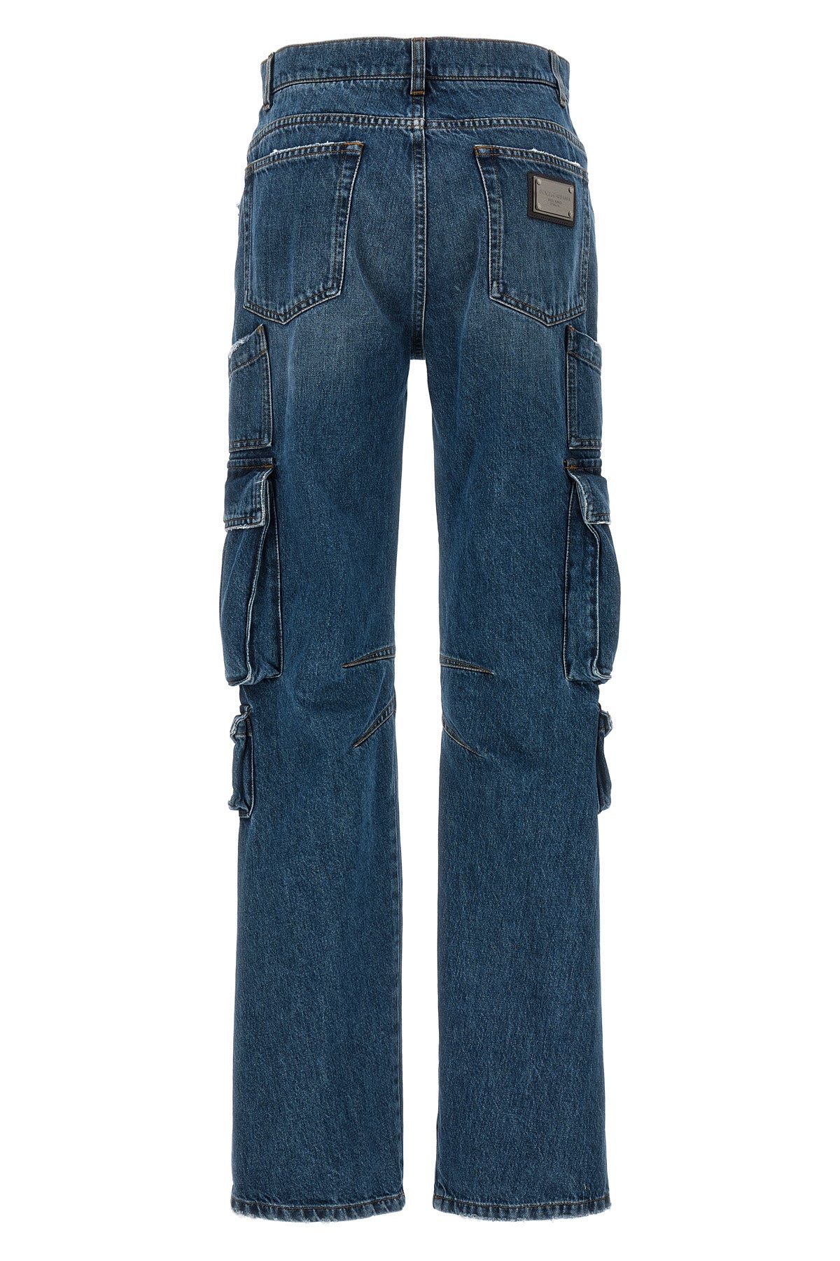 Dolce & Gabbana USED EFFECT CARGO JEANS FTCZQDG8JQ1S9001