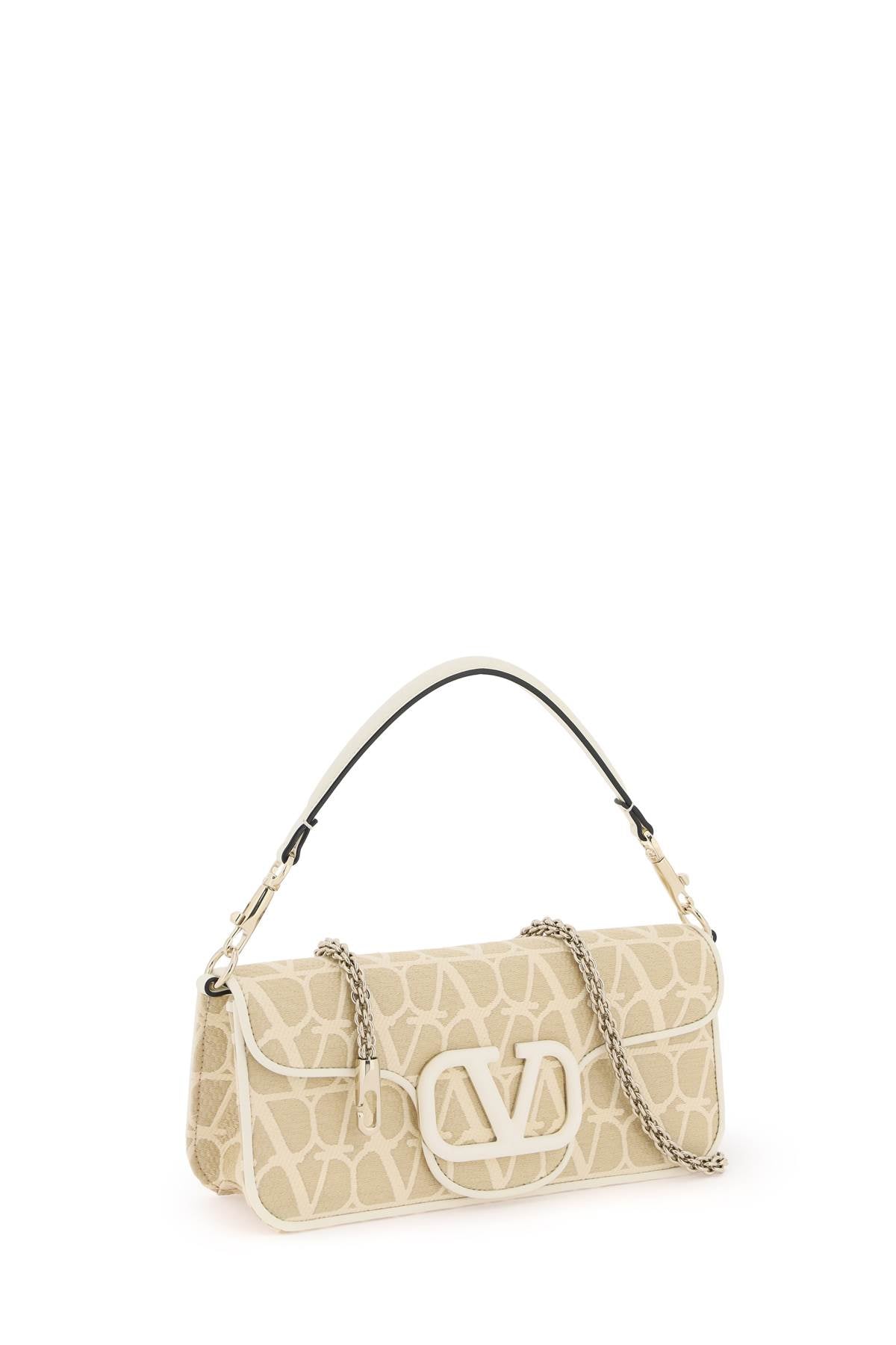 Valentino Garavani "locò iconographer shoulder bag in rafia 4W2B0L96IVWYT3