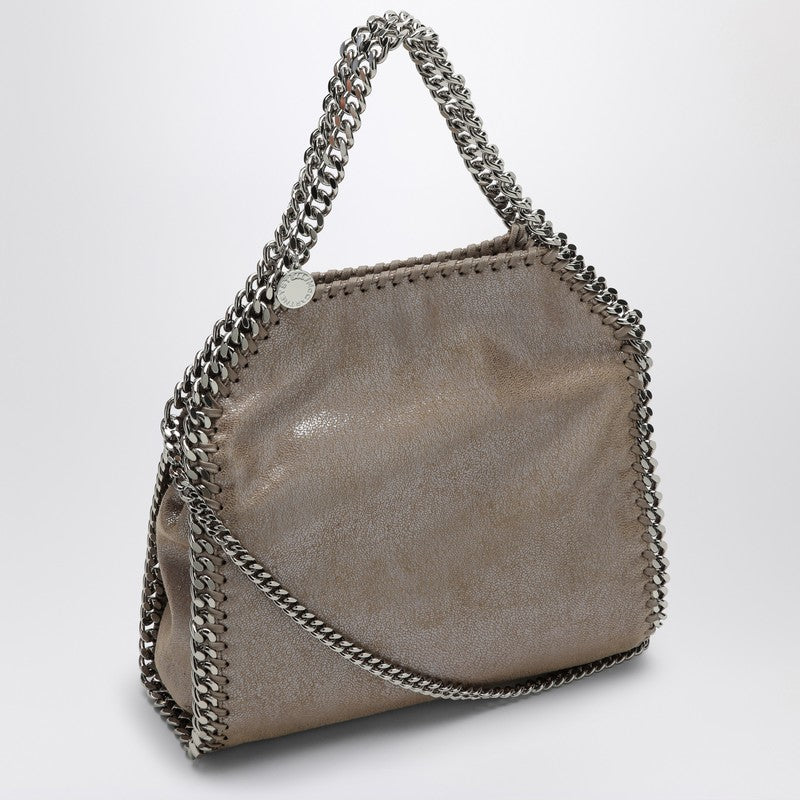 Stella McCartney Falabella mini shiny beige bag 371223WP0301P_STELL-6500