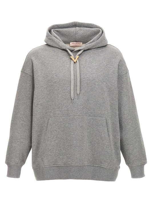 Valentino Garavani VALENTINO 'V DETAIL' HOODIE 5B3MF23M8ST080