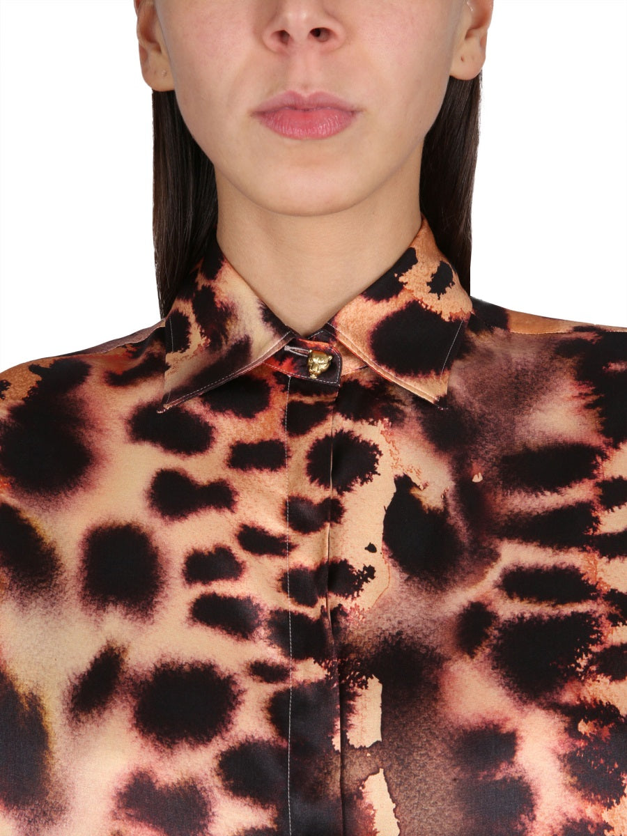 roberto cavalli ANIMAL PRINT SHIRT QKT704SZF4905558