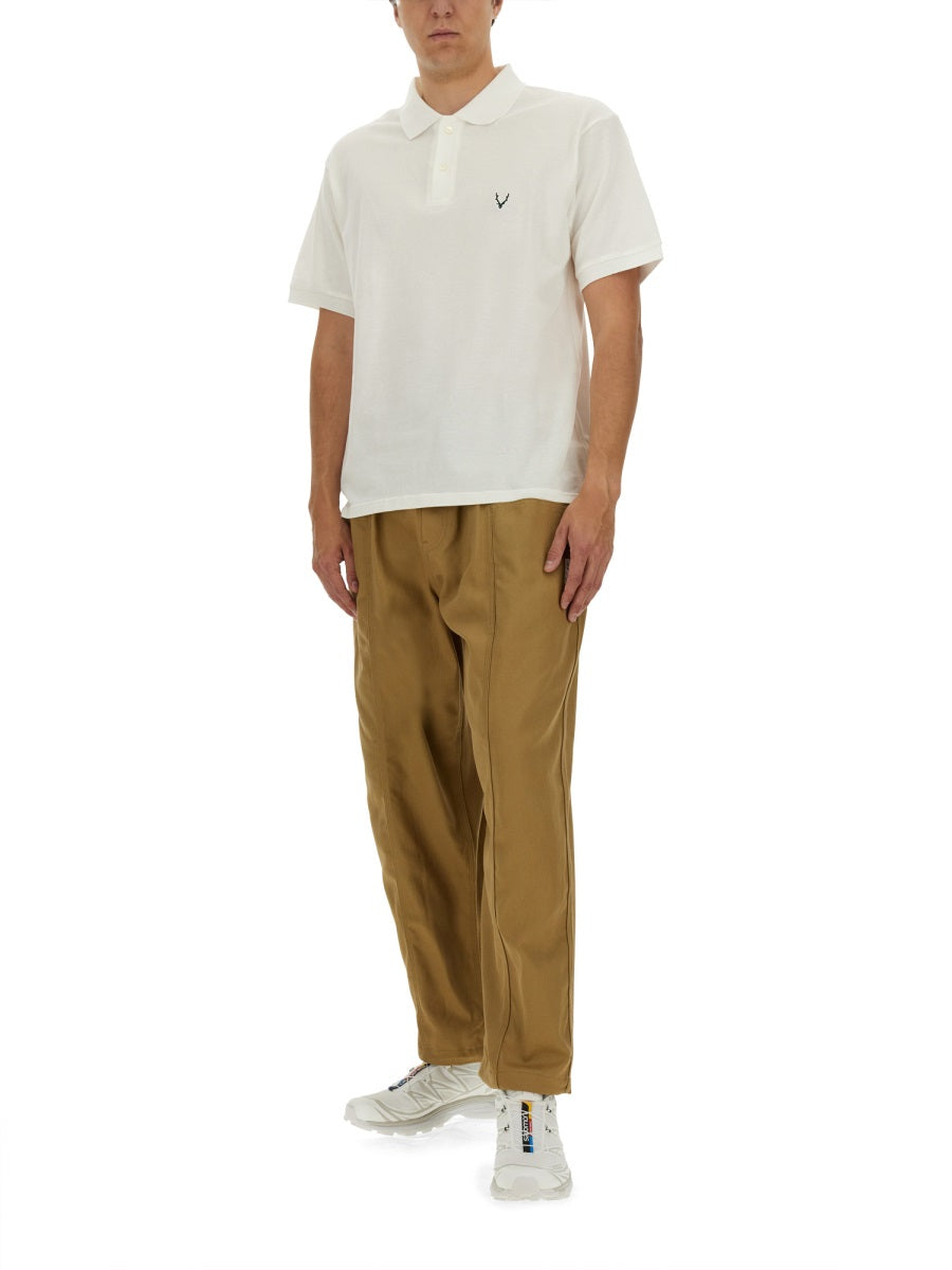 South2 West8 COTTON PANTS OT498A-KHAKI