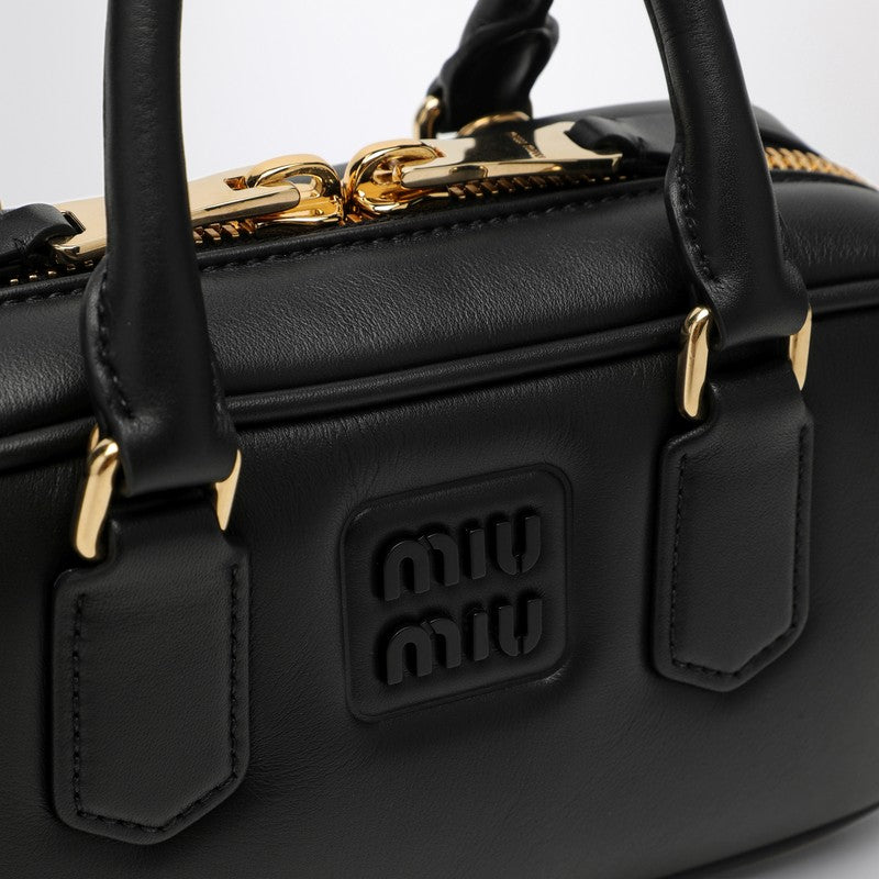 MIU MIU Arcadie S black leather top case 5BB142OON2CR3P_MIU-F0002