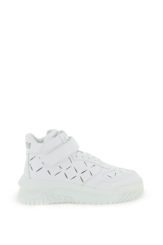 VERSACE 'odissea' sneakers with  cut-outs 10089641A064031W00P