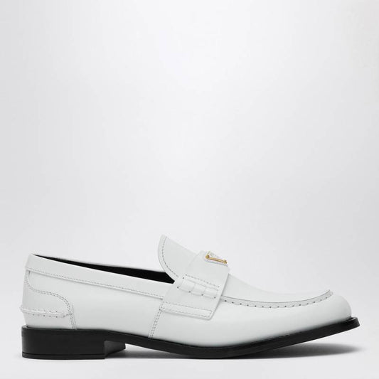 Prada White brushed leather loafer 1D813NA020055Q_PRADA-F0009