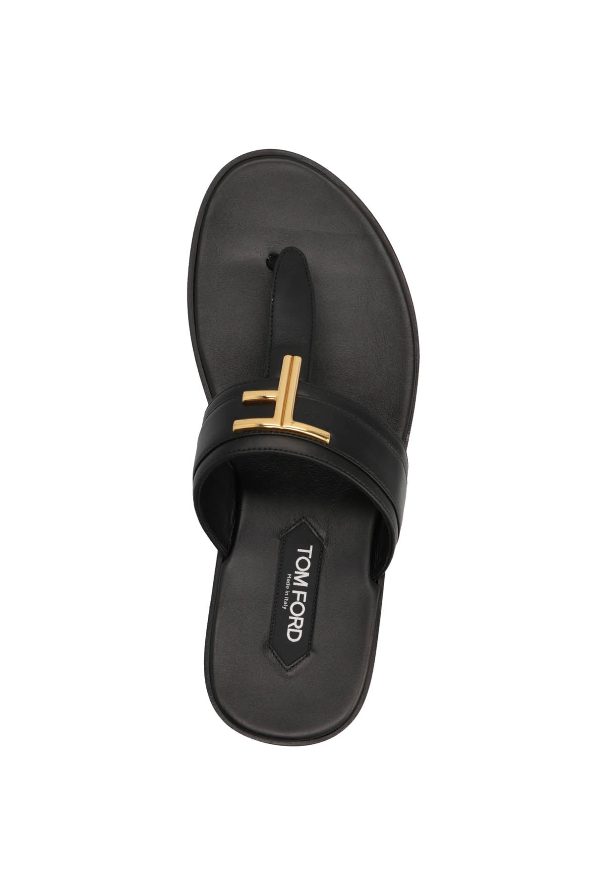 TOM FORD LOGO THONG SANDALS J1382LCL076X1N001