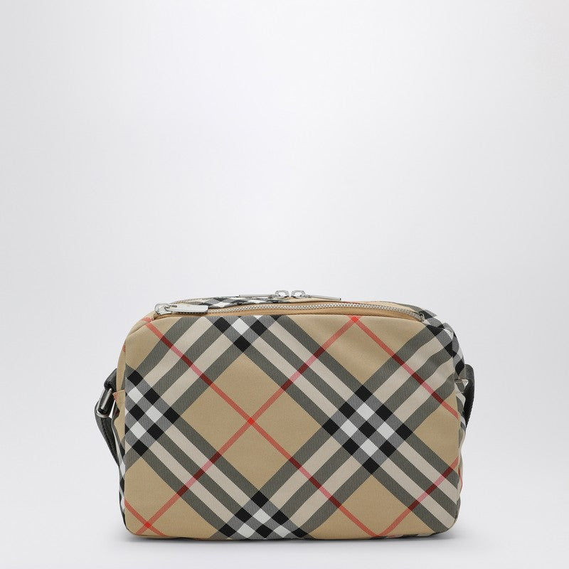 Burberry Check patterned beige shoulder bag 8091320158564P_BURBE-A2021