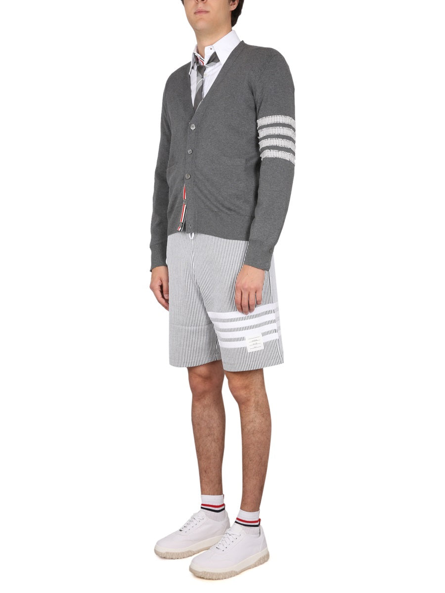 Thom Browne STRIPED BERMUDA SHORTS MJQ166AJ0063055