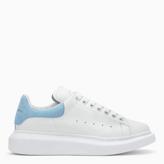 Alexander McQUEEN White and power blue Oversized sneakers 553770WHGP7O_ALEXQ-9412