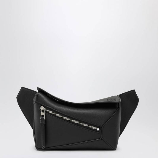 LOEWE Mini Puzzle bumbag in black leather B510EB1X03LEQ_LOEW-1100