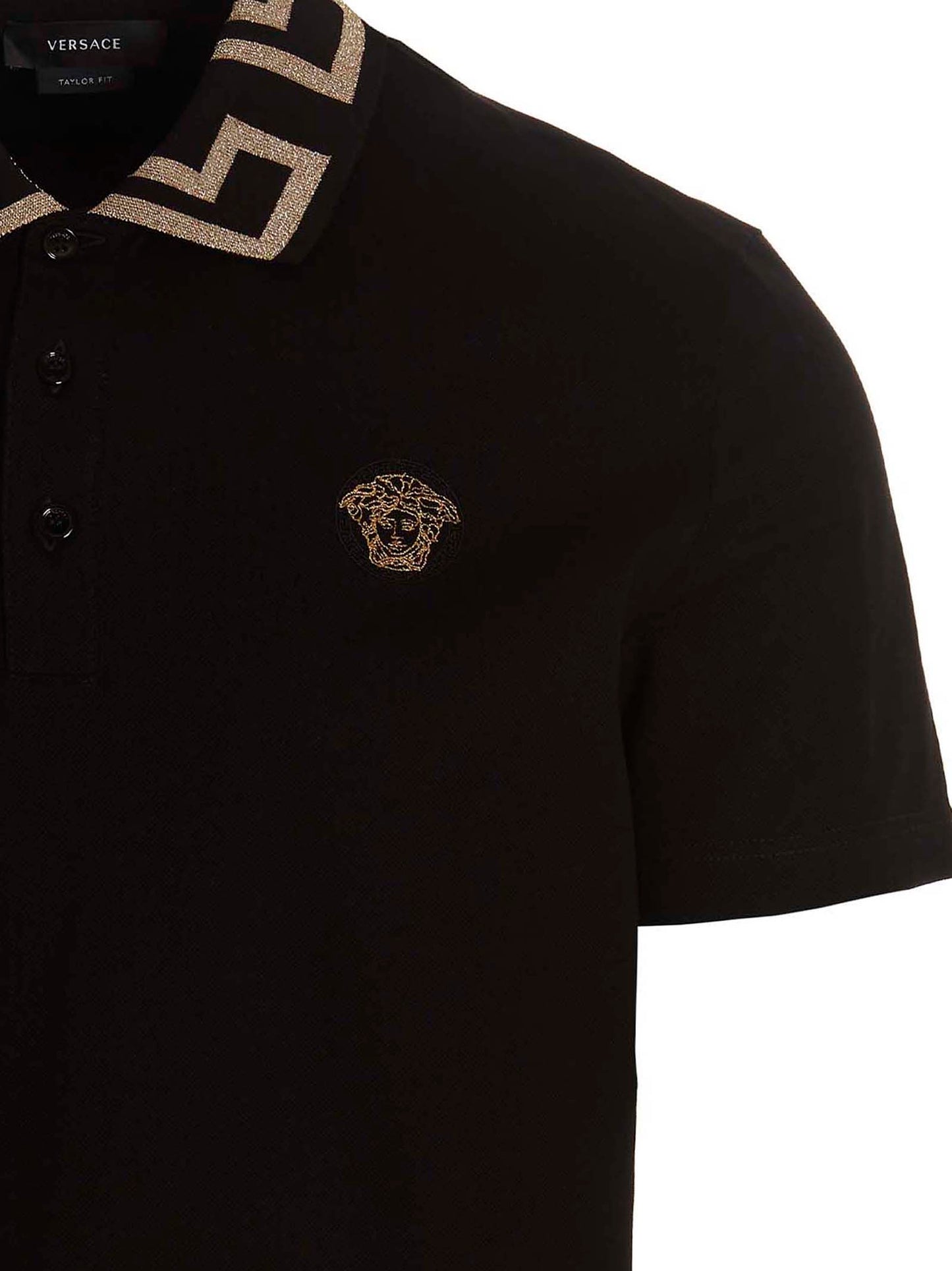 VERSACE 'GRECA' POLO SHIRT A874021A061991B000