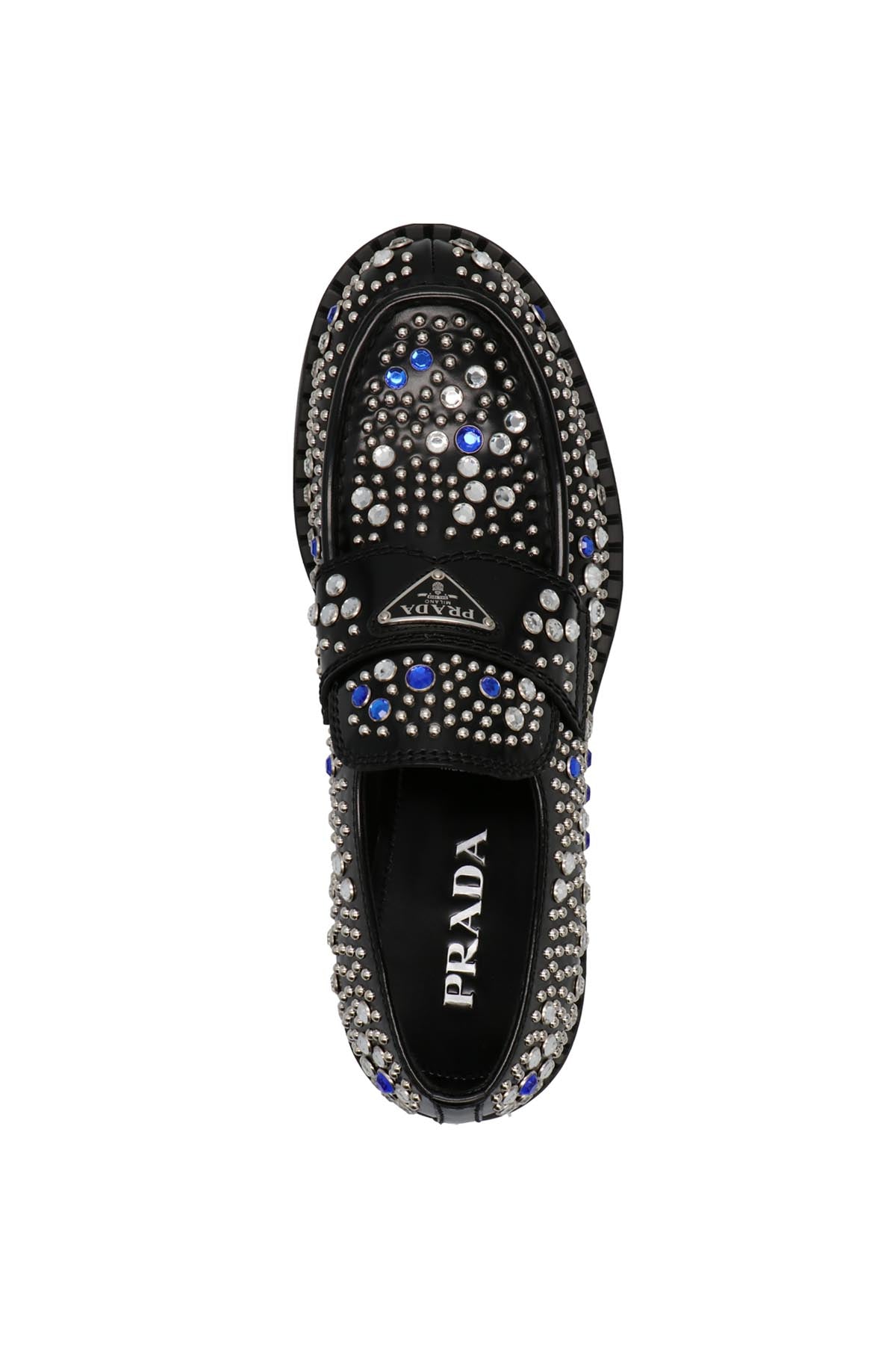 Prada SEQUIN STUD LOAFERS 2DE1273D30F0632