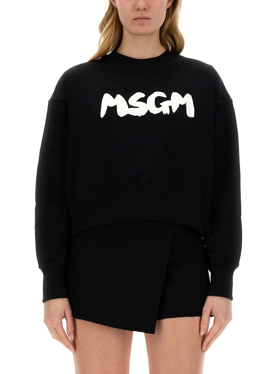 MSGM SWEATSHIRT WITH LOGO 3641MDM9824700099