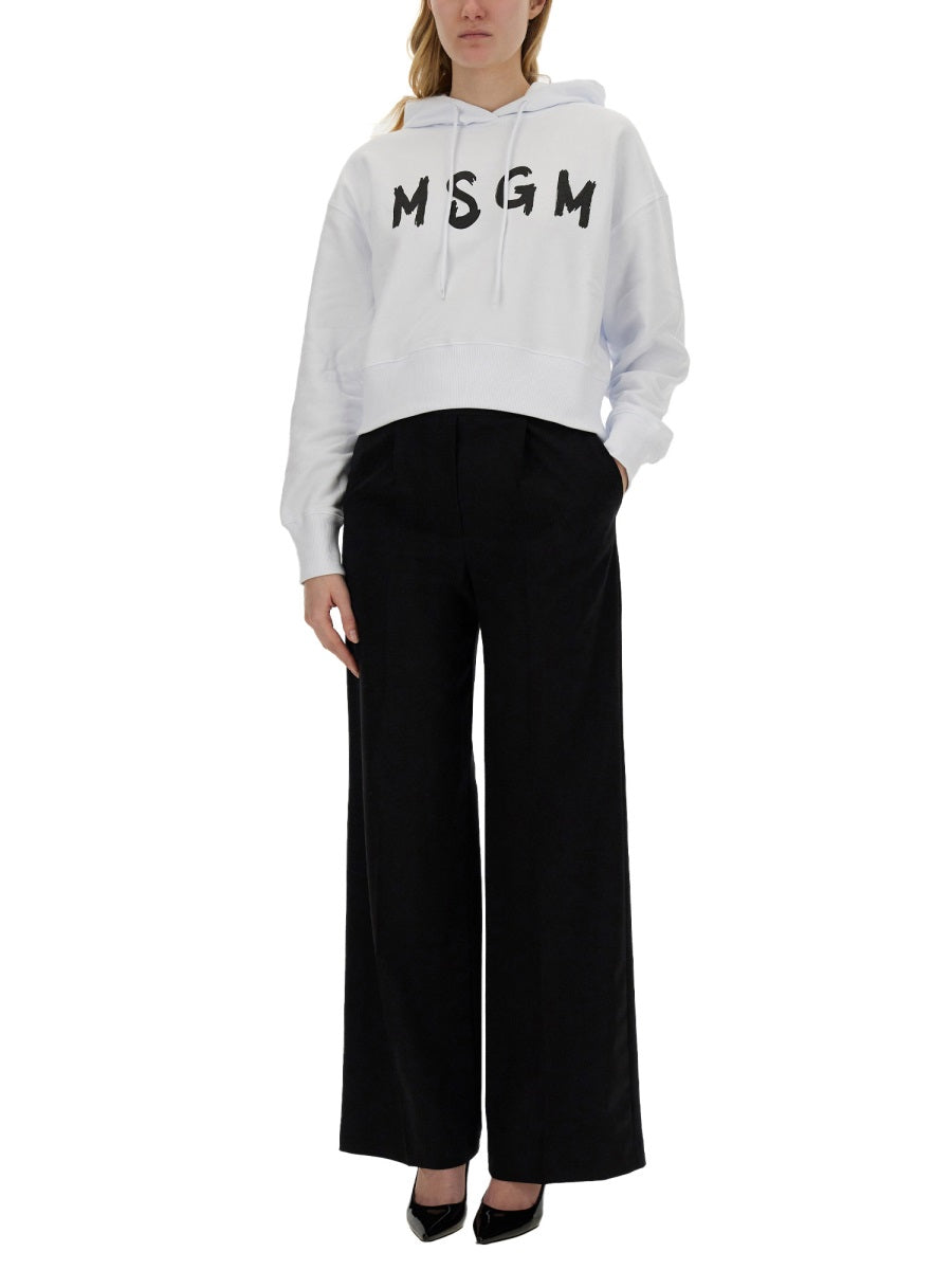 MSGM SWEATSHIRT WITH LOGO 3641MDM13624700001