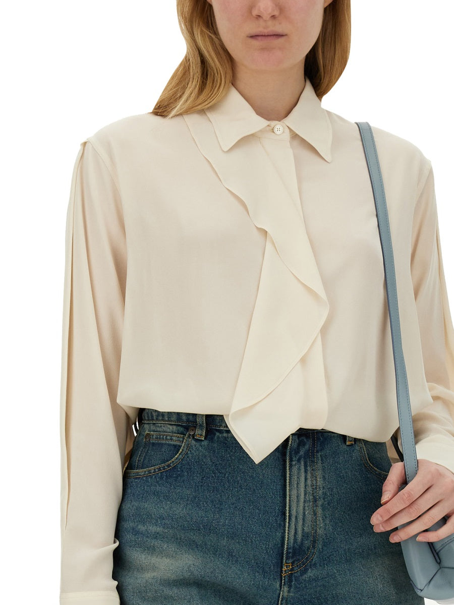 VICTORIA BECKHAM SILK SHIRT 1224WSH005505AIVORY