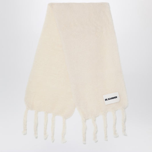 Jil Sander White mohair blend scarf J40TE0118J40041P_JILSA-100