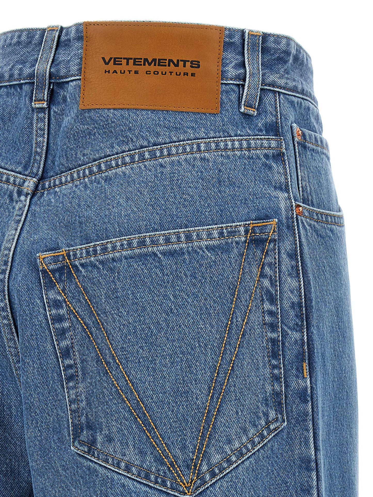 VETEMENTS BAGGY JEANS UA66PA540NMIDBLUE