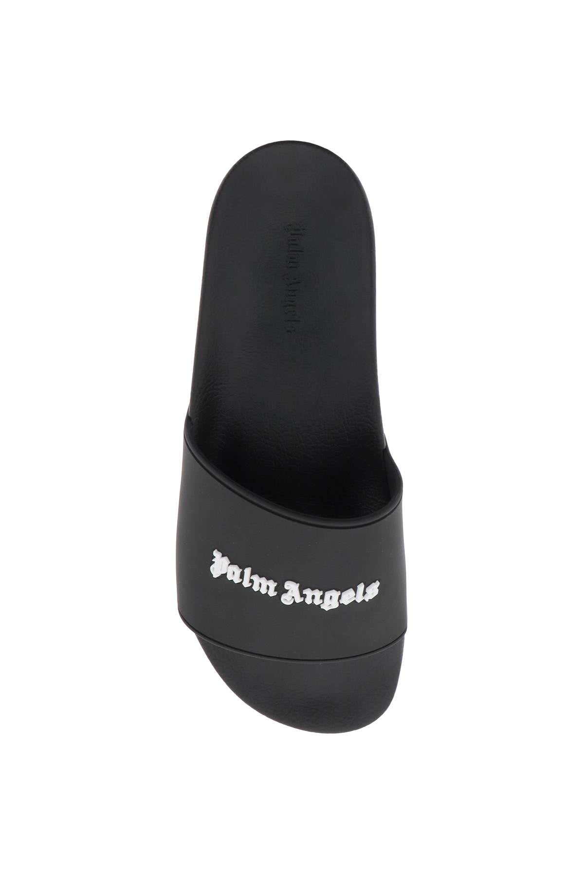 Palm Angels rubber monogram slides PWIC010S24MAT0011001