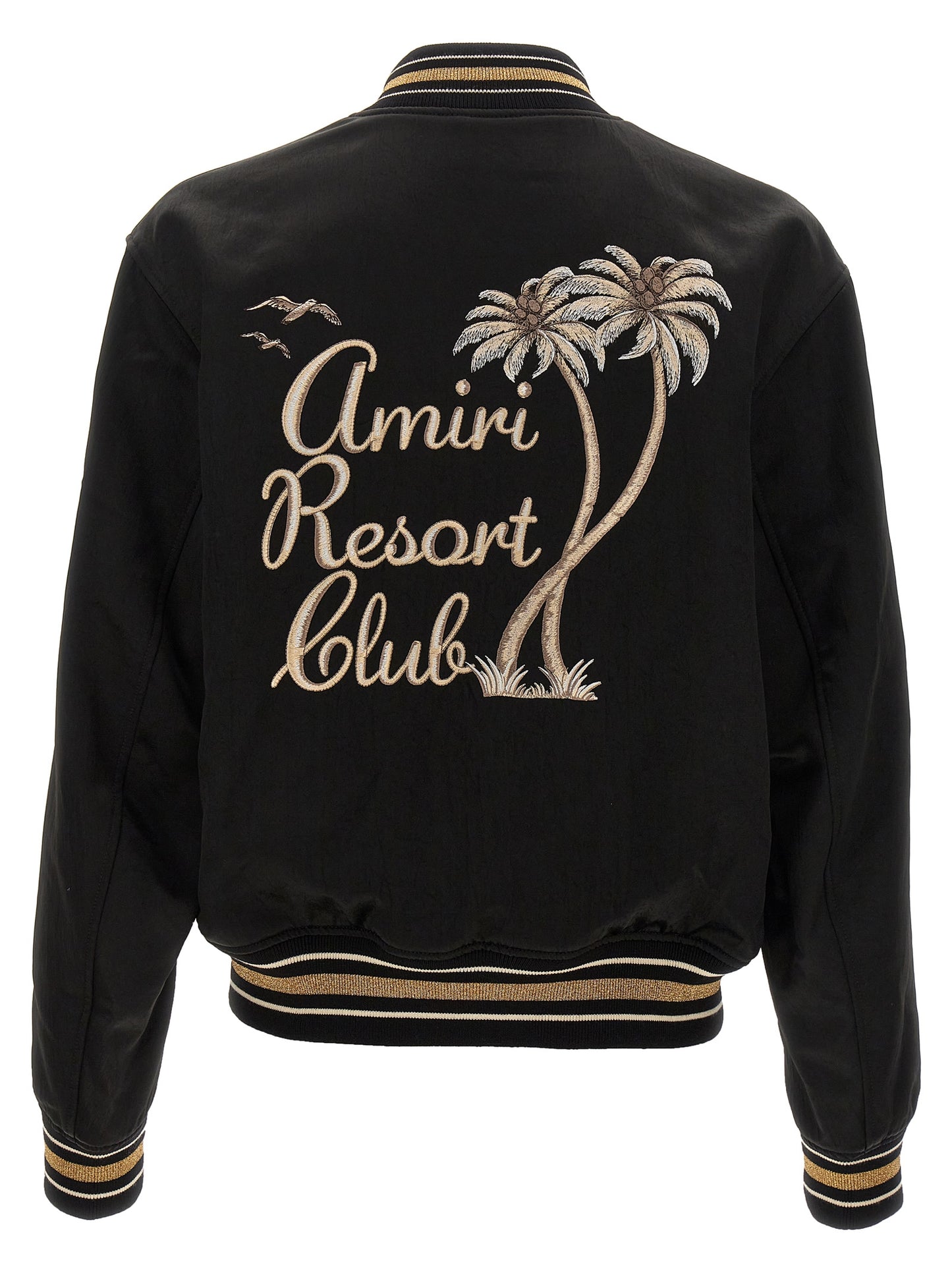 AMIRI 'AMIRI PALMS SOUVENIR' BOMBER JACKET AMOUBB1006BLACK