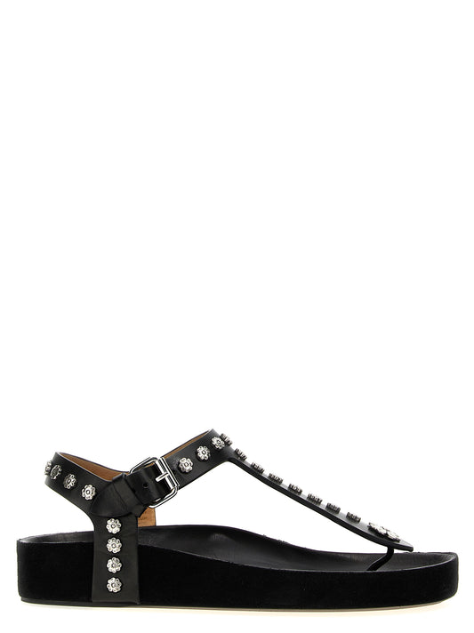 Isabel Marant 'ENORE' SANDALS 24PSD0115FAB1B08SBKSI