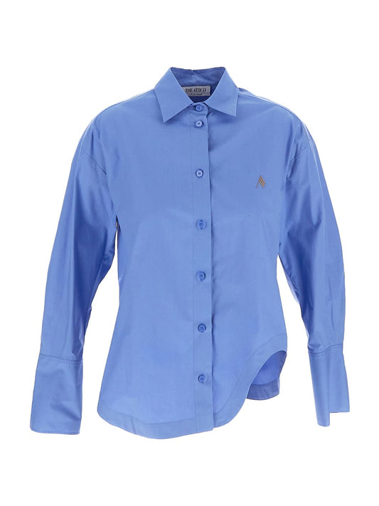 THE ATTICO Shirt blue 242WCH14C052597