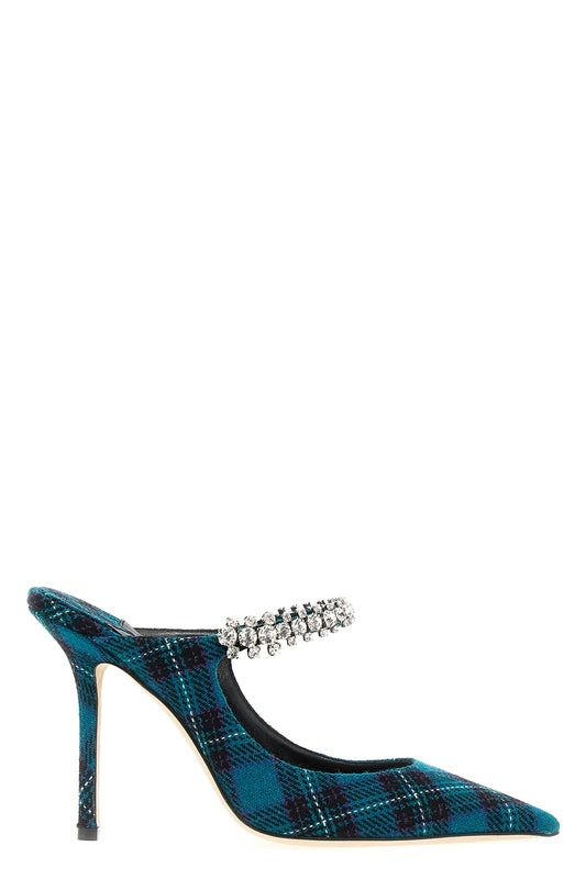 JIMMY CHOO 'BING' PUMPS BING100TBQPEACOCK