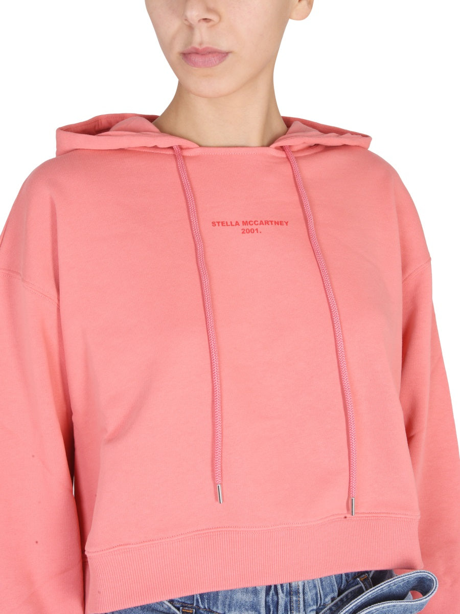 Stella McCartney SWEATSHIRT WITH LOGO EMBROIDERY 5309143SPX025940