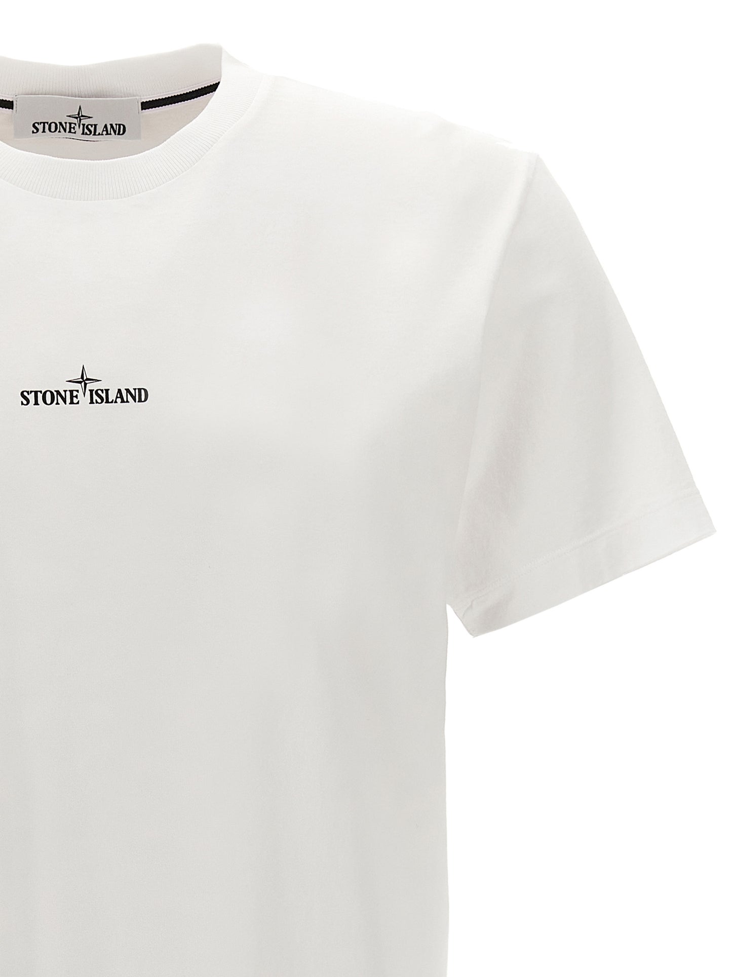 STONE ISLAND LOGO PRINT T-SHIRT 81152NS81V0001