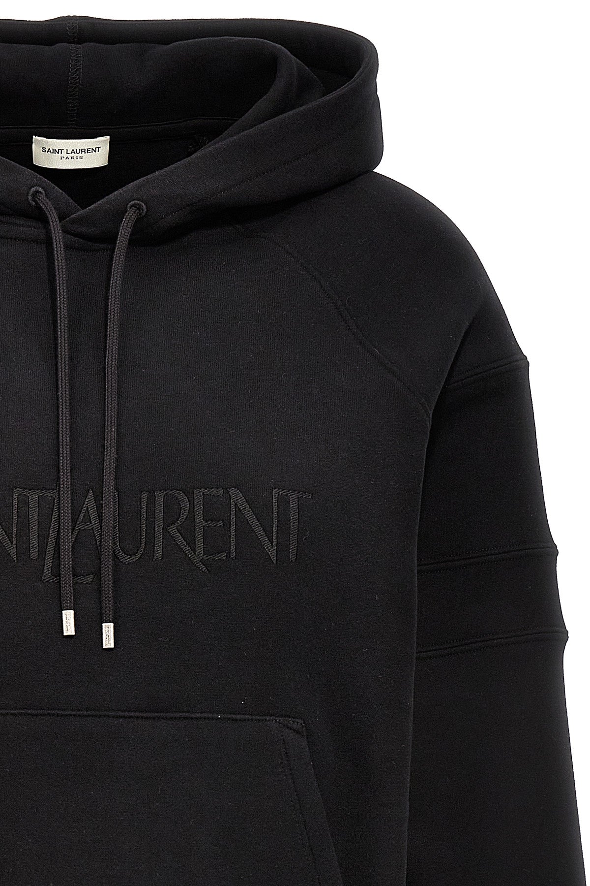 Saint Laurent LOGO EMBROIDERY HOODIE 728319Y37CG1000