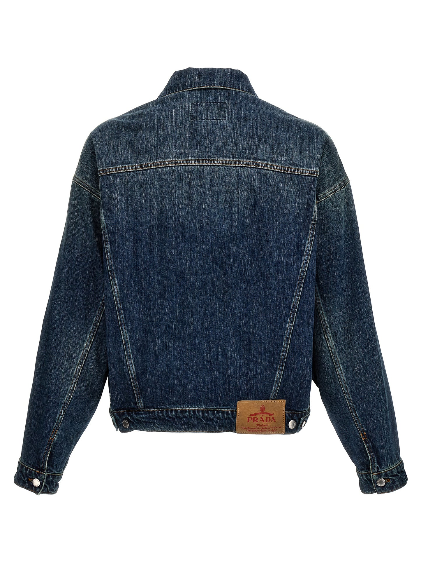 Prada STONE WASH DENIM JACKET GEB257SOOO14EFF0008