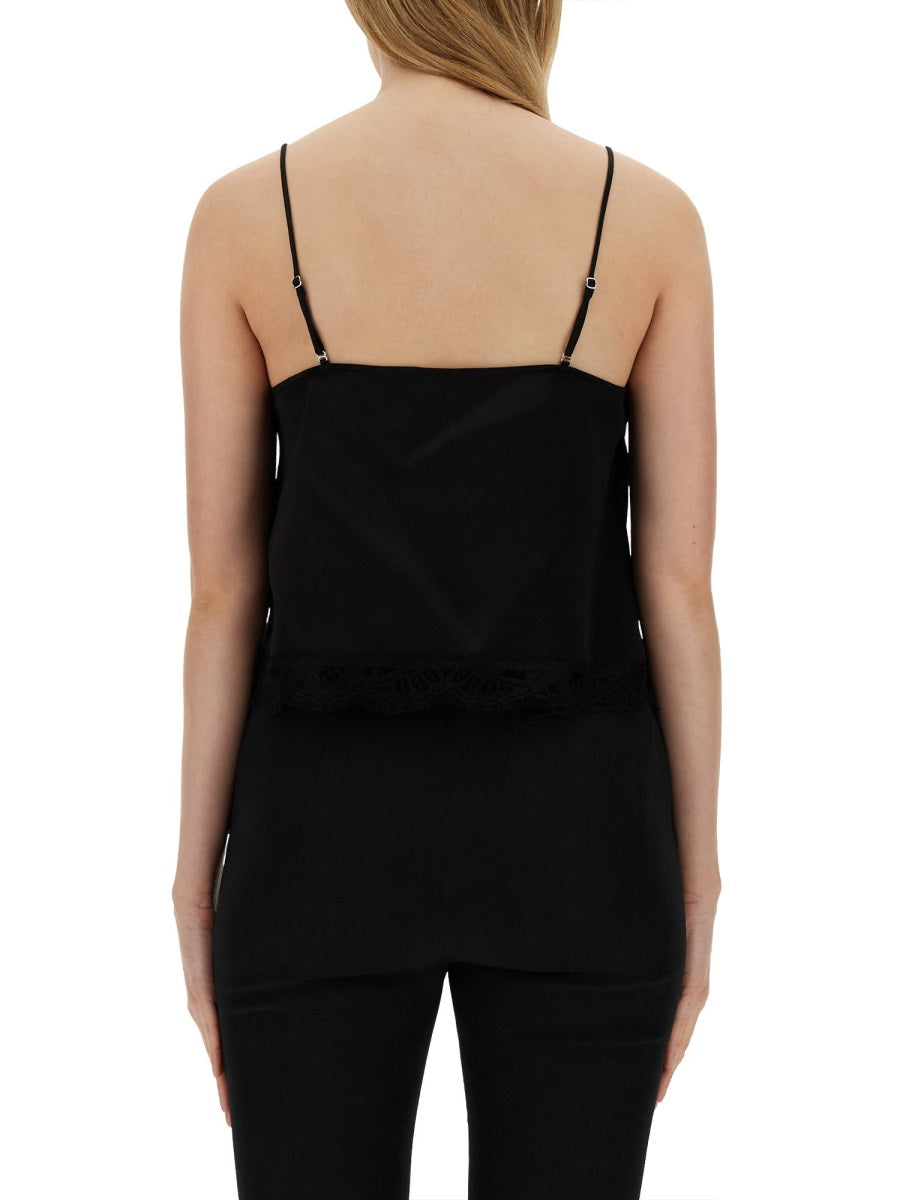 Alexander McQUEEN TOP WITH THIN STRAPS 791107QEAD71000