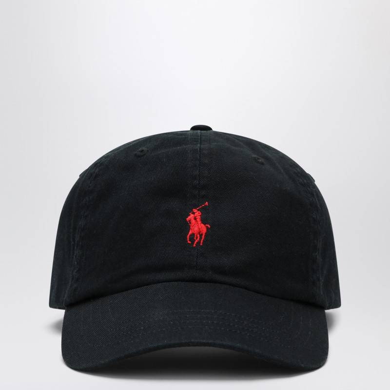 Polo Ralph Lauren Black cotton hat with logo 710548524012COQ_POLOR-PR