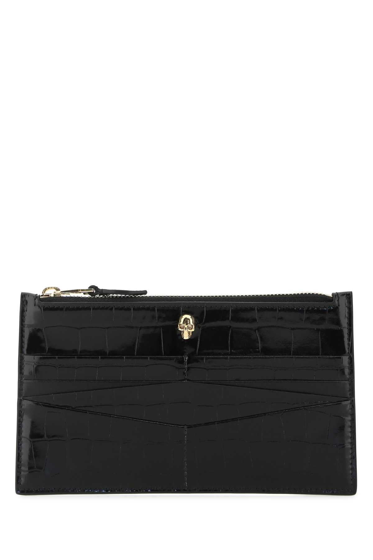 Alexander McQUEEN FLAT WALLET WITH ZIPPER 6320361JMFG1050