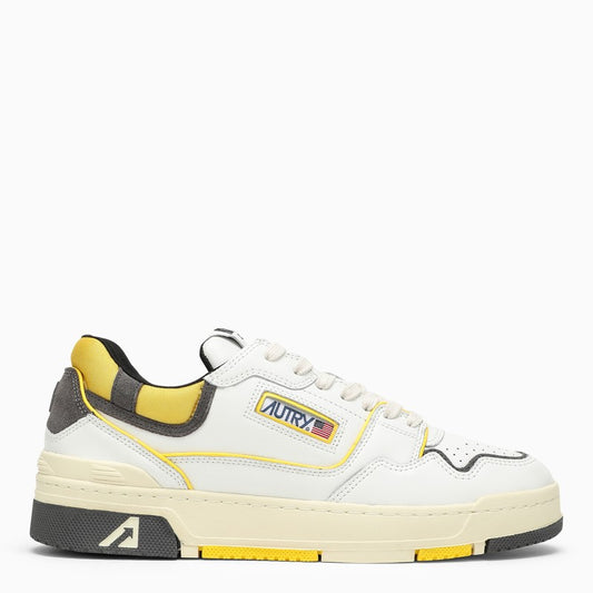 AUTRY Low CLC white/grey/yellow trainer ROLMMM10N_AUTRY-MM10