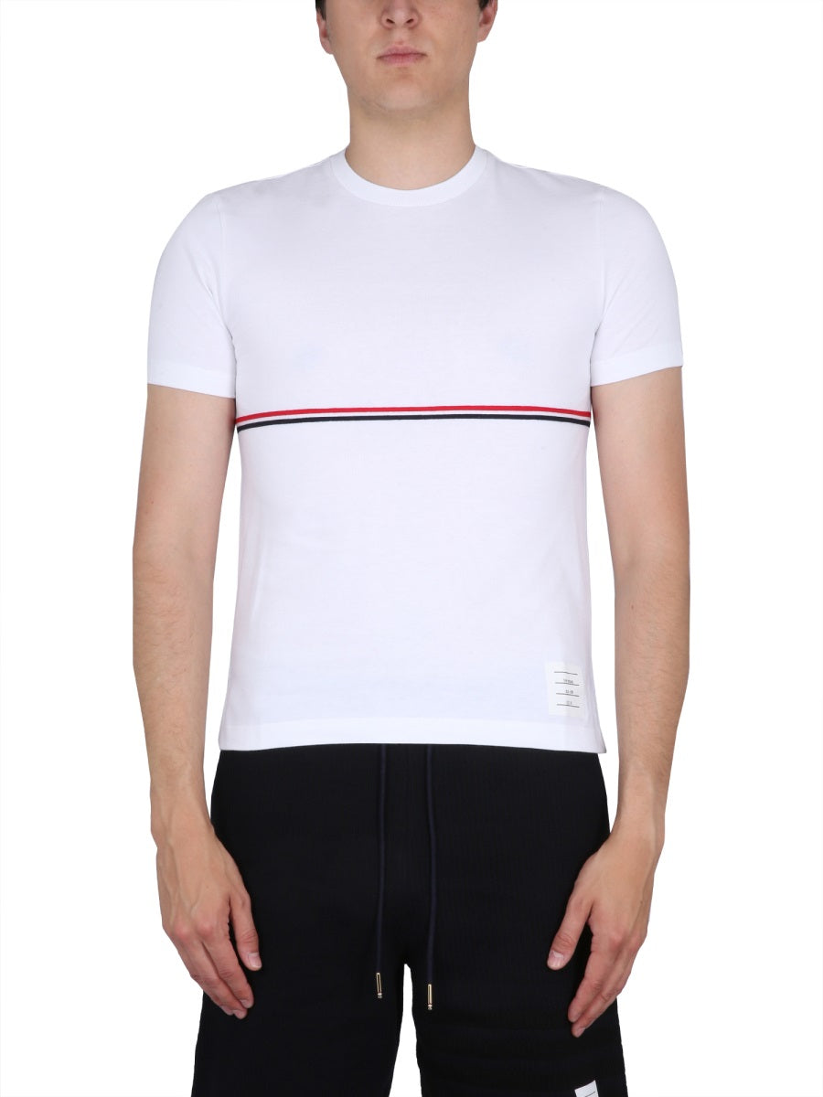 Thom Browne RWB STRIPE T-SHIRT MJS221AJ0058100