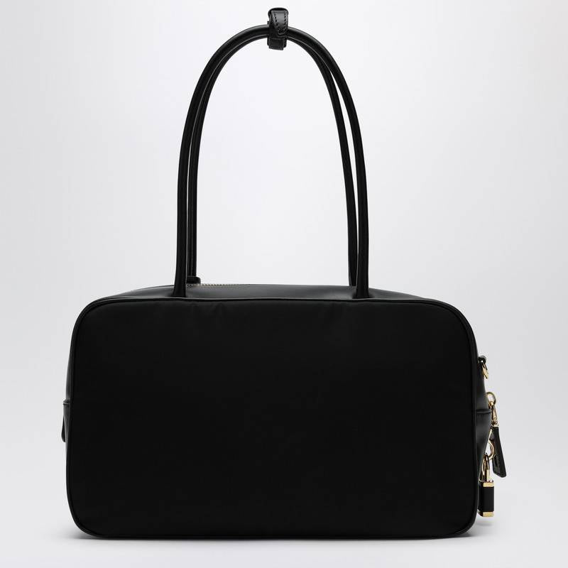 Prada Black medium top-handle in Re-Nylon and leather 1BB132ODO2C8QQ_PRADA-F0002