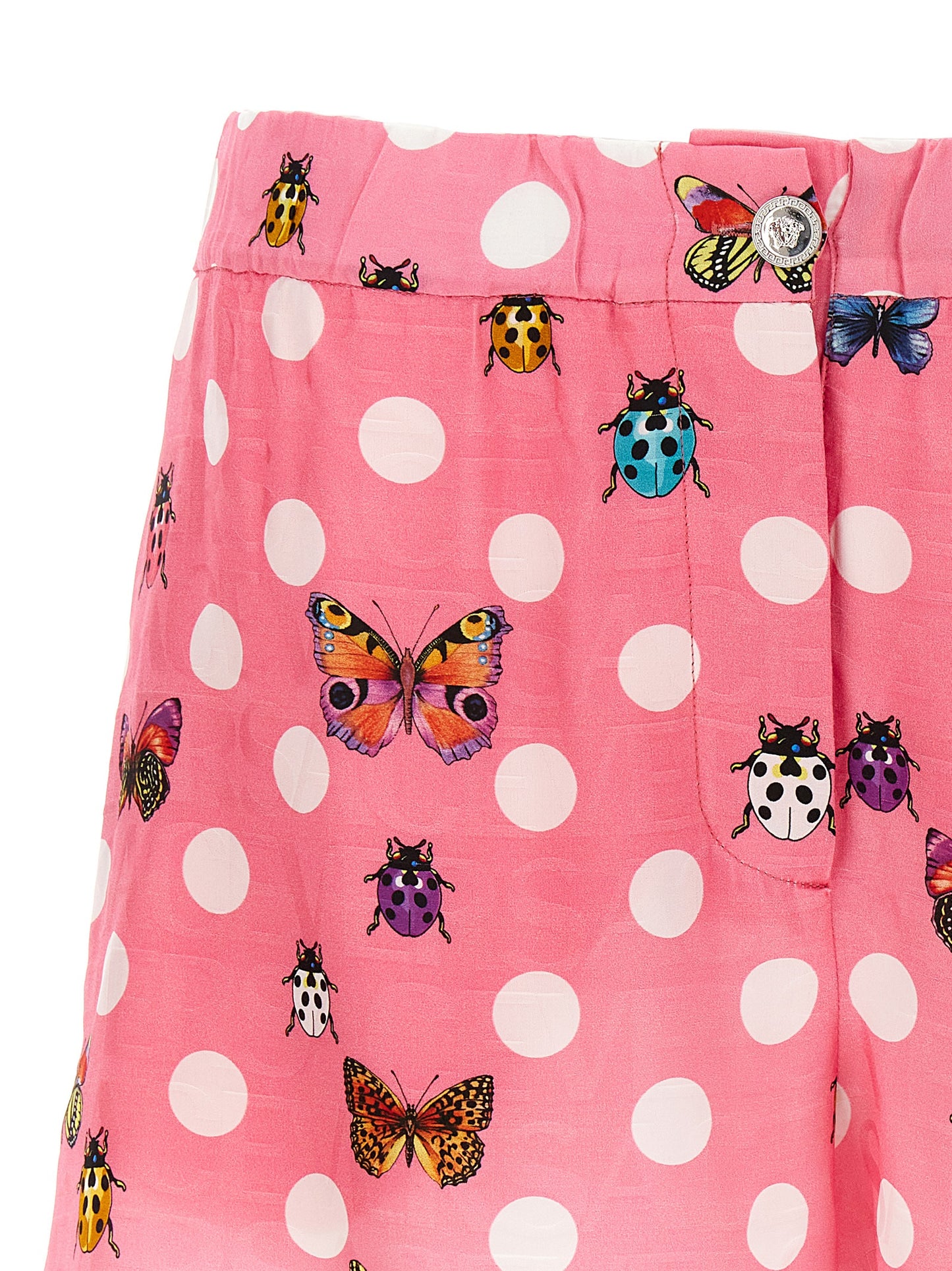 VERSACE 'HERITAGE BUTTERFLIES & LADYBUGS POLKA DOT' CAPSULE SHORTS 10112911A082115P020