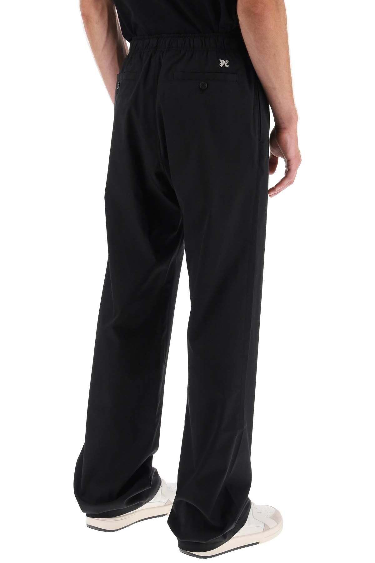 Palm Angels Trousers black PMCA141E23FAB0011010