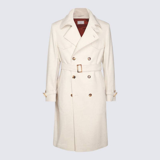 Brunello Cucinelli Coats White MY4429140CCO74