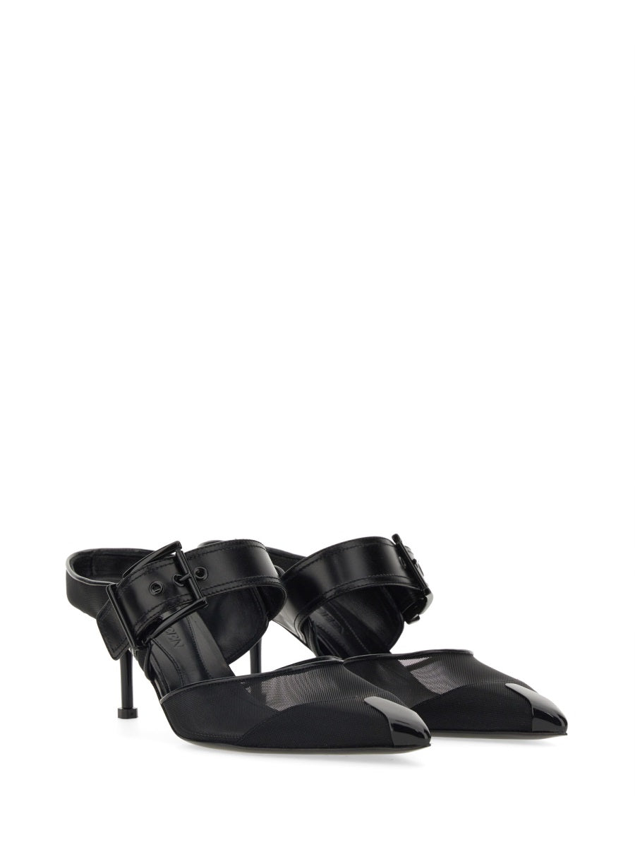 Alexander McQUEEN PUNK SANDAL WITH BUCKLE 744485W4AB21000