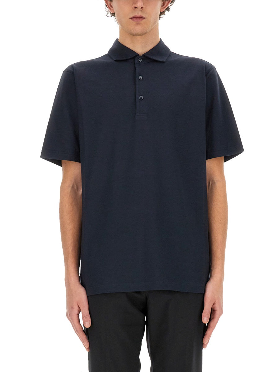 LARDINI JERSEY POLO. EQLPMC80EQ62027850