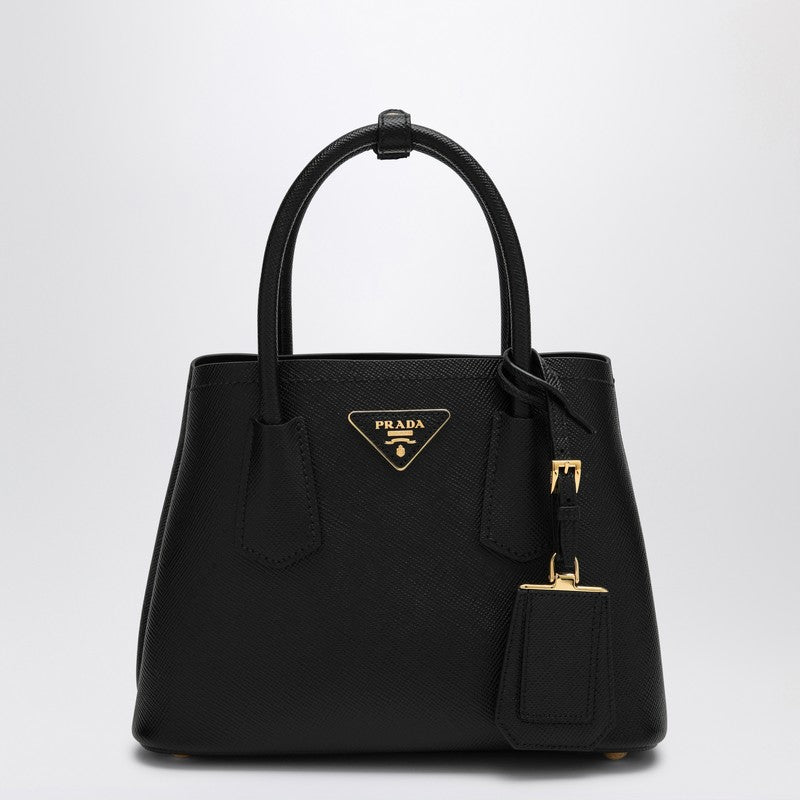 Prada Double mini black bag in Saffiano 1BG443XOO2A4AP_PRADA-F0002